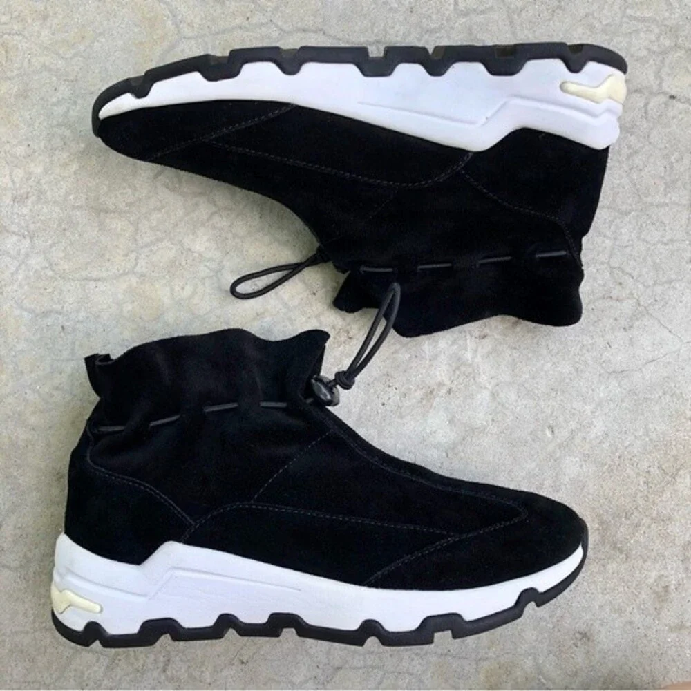Opening Ceremony Ikke Black Suede Sneakers Athletic Shoes Booties Euro 36